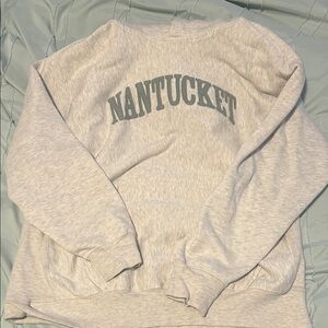 Nantucket Gray sweatshirt